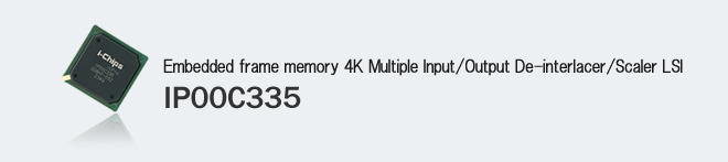 4K60Hz Quad Input 4K Multiple Input/Output De-Interlacer/Scaler LSI